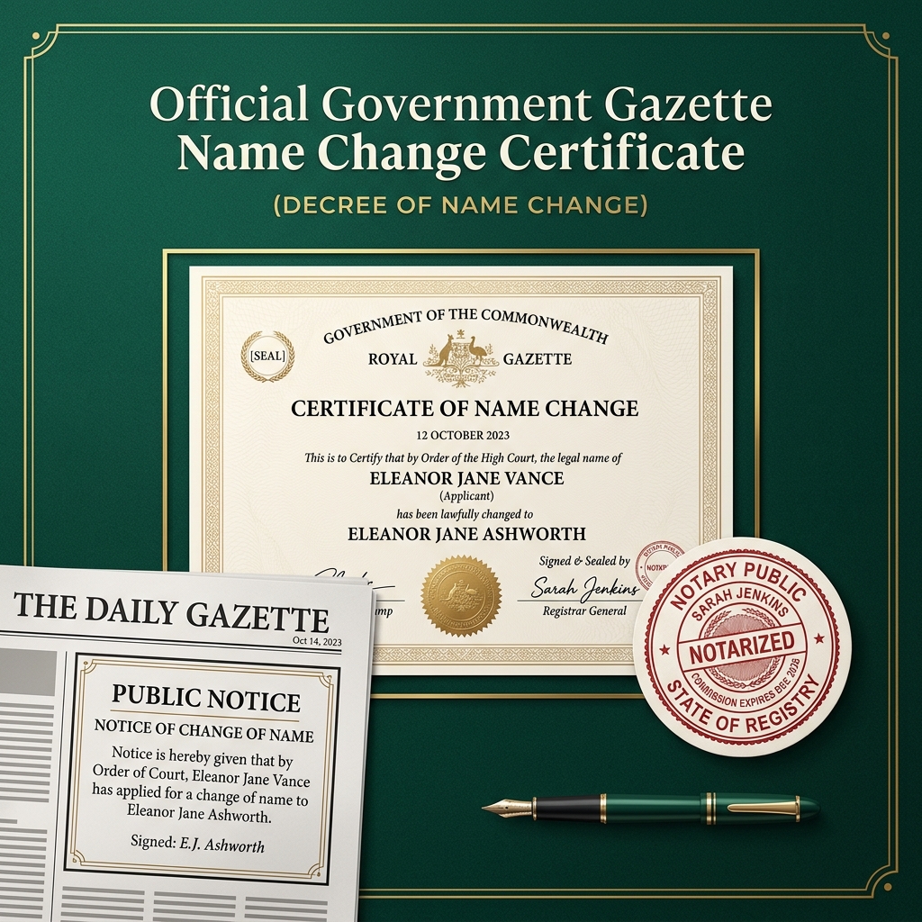 IPX Gazette Name Change and Official Government Publication Process